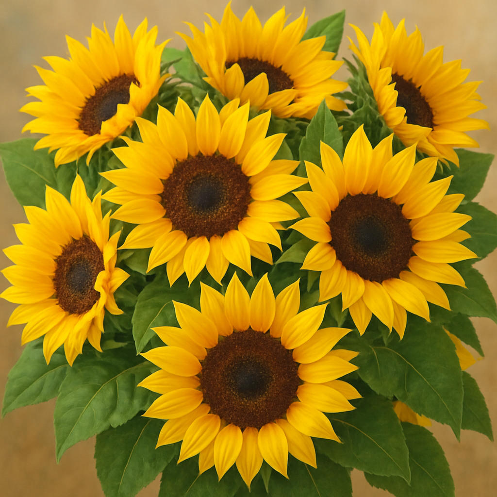 Bouquet di girasoli